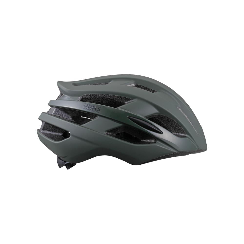BBB Cycling BBB Helme Hawk M (54-58cm) M matt olivgrün - leichter Allround-Rennradhelm mit Top-Belüftung