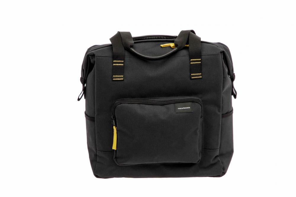 New Looxs Radtasche Tulum Camella Black 24 l Black - praktische Einkaufstasche fürs Fahrrad