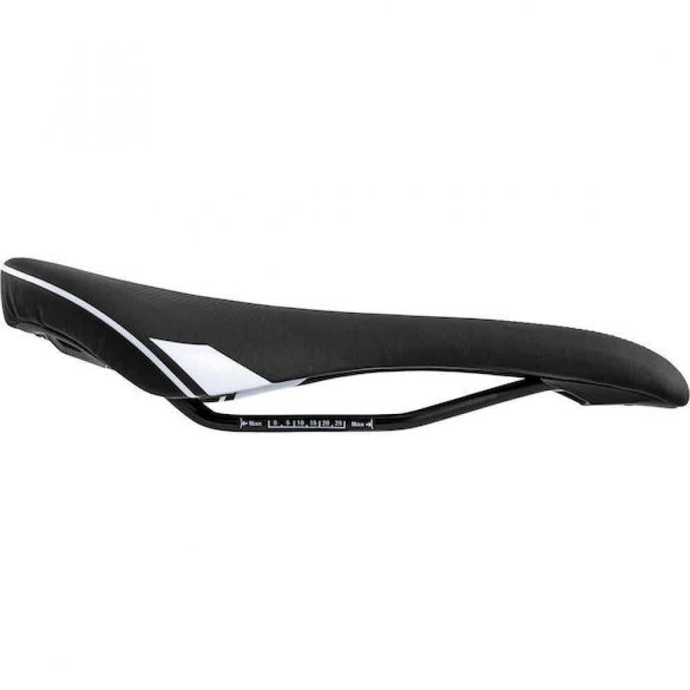 Procraft Sattel Race 278 x 140 mm Weiß - sportlicher Rennradsattel für Komfort