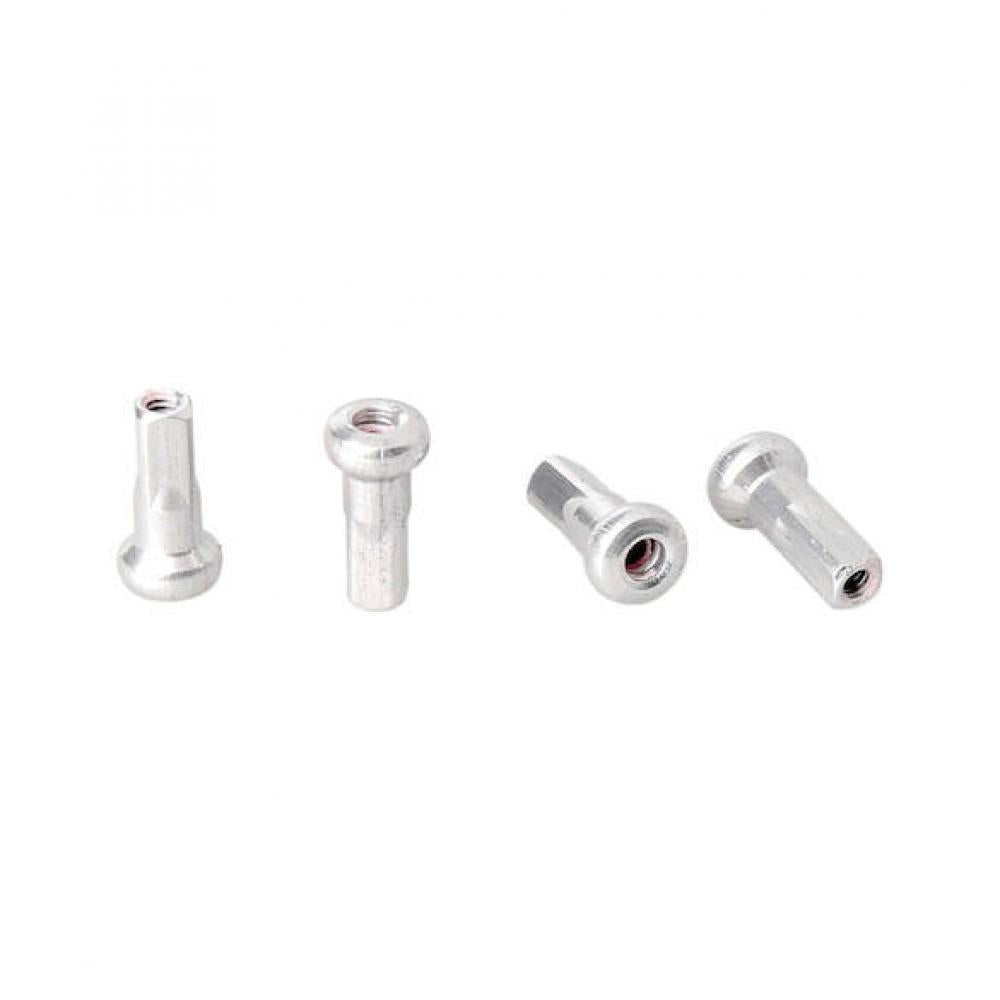 DT Swiss Speichennippel Alu Pro Lock Hidden 12 mm silber - leicht & aerodynamisch für Hochprofilfelgen