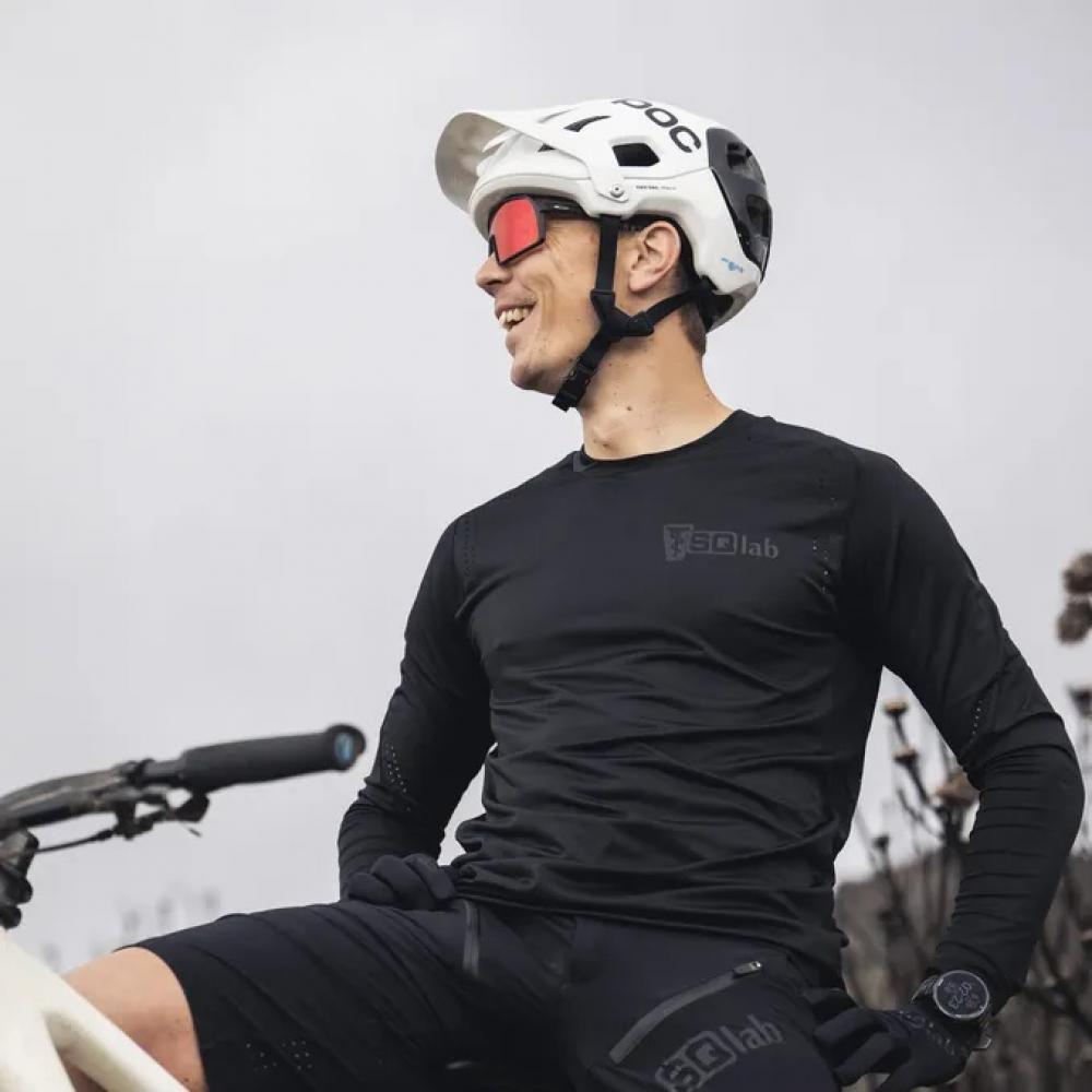 SQlab Innerbarends 411 2.0 BLK/BLK - Ergonomische Lenkeraufsätze für MTB und Trekking - Lenkeraufsatz