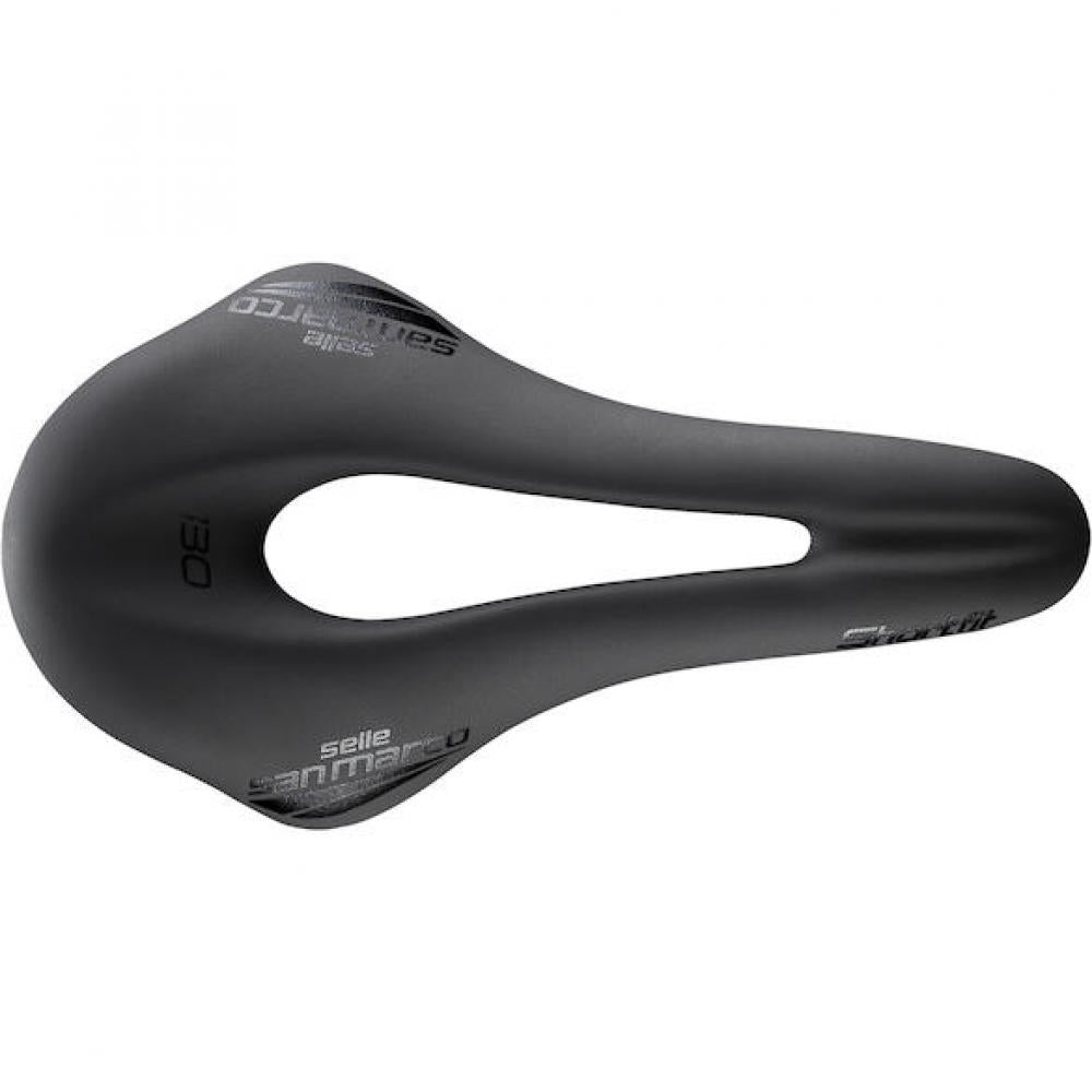 Selle San Marco Sattel Shortfit 130 Carbon FX 130 x 255 mm Schwarz - maximaler Komfort & Performance