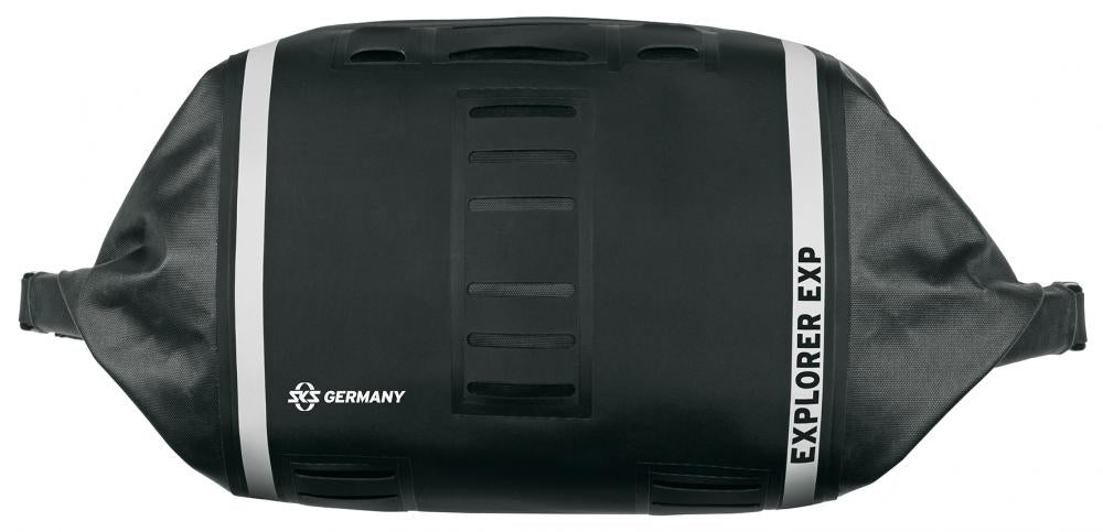 SKS Tasche Explorer EXP Barbag Lenkertasche - 9 Liter wasserdicht - beidseitige Öffnung reflektierende Elemente ideal für Bikepacking und Touren robust und praktisch