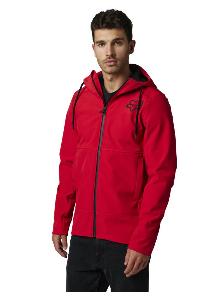 Fox wasserdichte Softshell-Pitjacke Flame Red Größe S