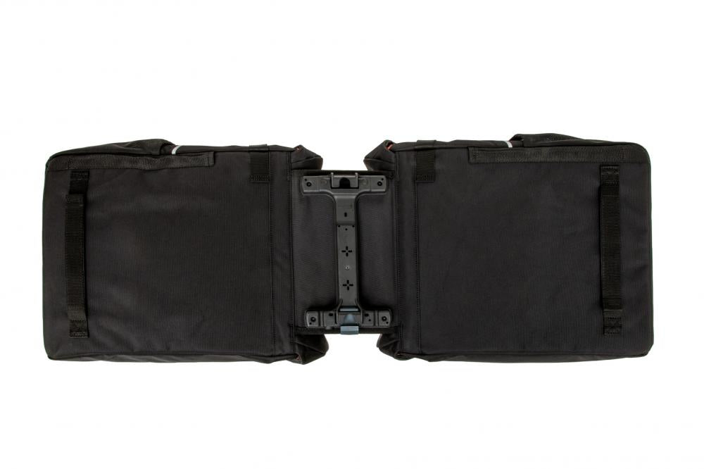 New Looxs Doppelpacktasche Vigo Double RT 2 2x18L Black Orange - sportliche Gepäckträger-Tasche