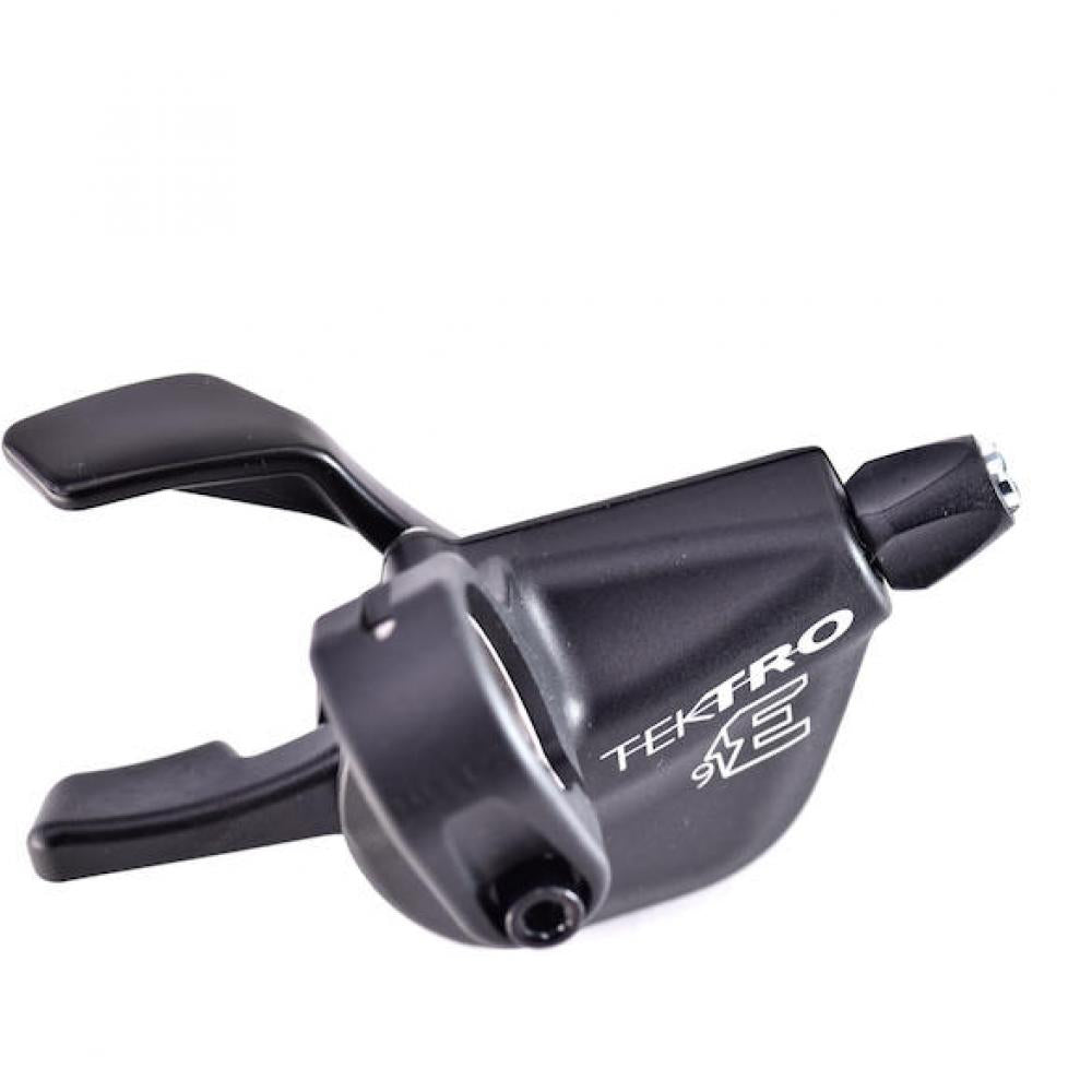 TEKTRO E-Drive SL-M350-9R Schalthebel 9-fach rechts - 2300 Millimeter Schaltzug - ergonomisch - präzise Indexschaltung - schwarz für MTB und Trekking.