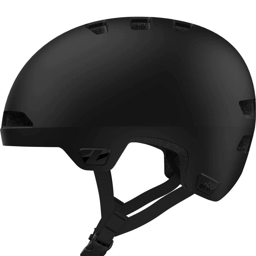 LAZER Helm Maze Jr KinetiCore Kids Matte Black Unisize - sicherer Kinderhelm mit Sticker-Set