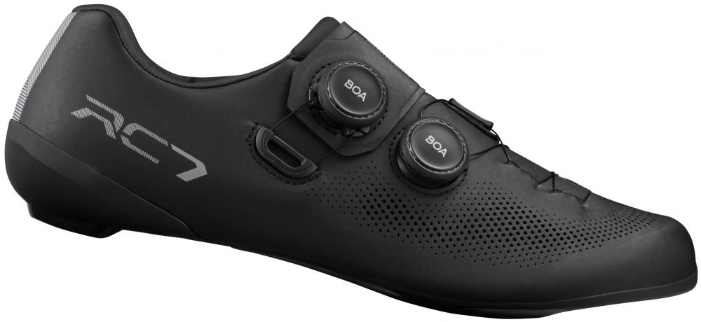SHIMANO Fahrradschuhe RC703 Road SPD-SL Herren/Damen breit Größe 41 Schwarz