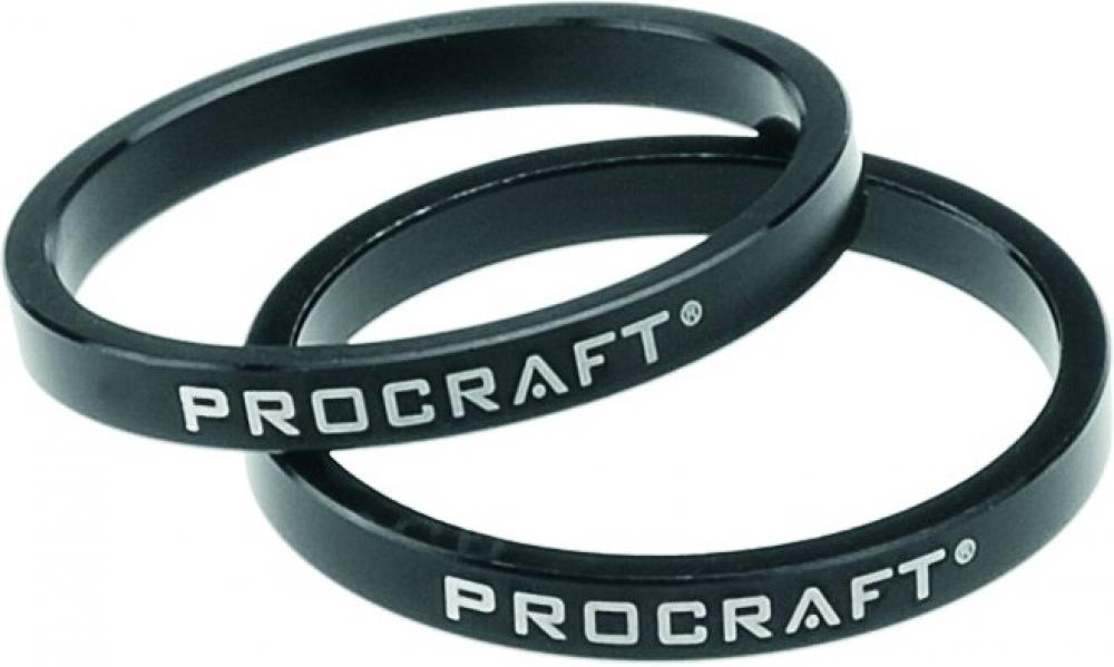 Procraft Ahead Spacer Alu 1.5 Zoll 3 mm 1.5 Zoll schwarz - präzise Lenkerhöhen-Feinabstimmung