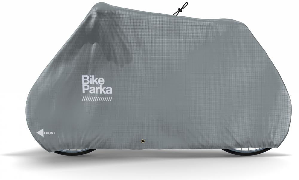 BikeParka Fahrradabdeckung STASH Grey - robuster Wetterschutz für Ihr Fahrrad