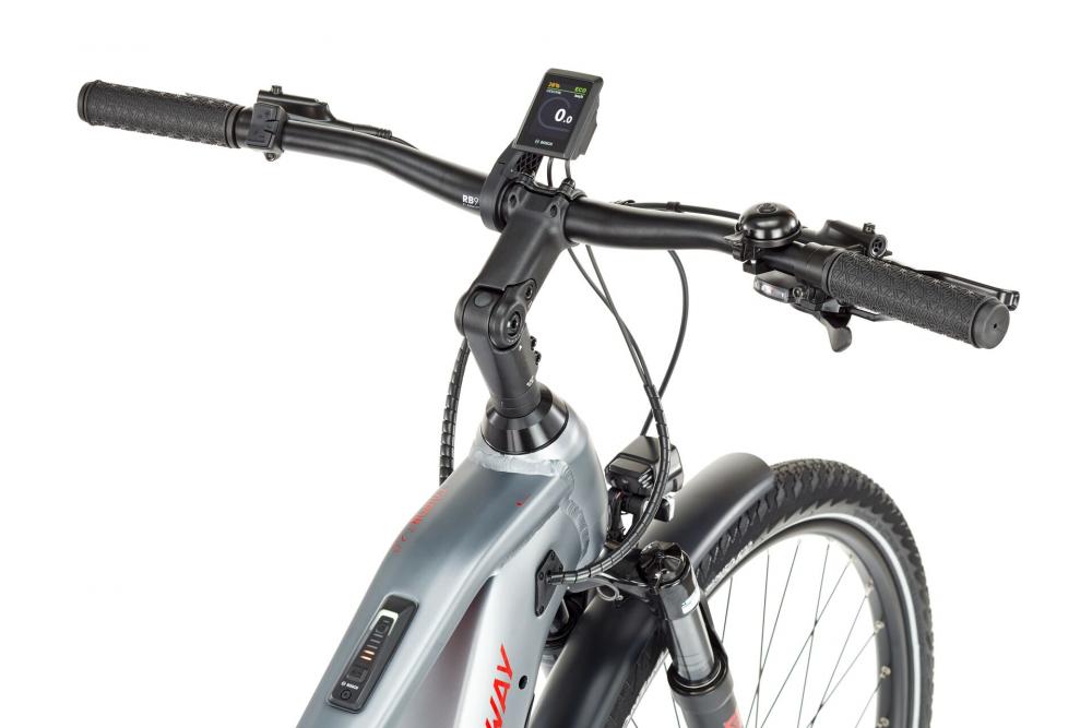 CONWAY Elektro-Trekkingrad Cairon T 2.0 625 SE, Diamant, 625 Wh, Bosch Motor - Shadowgrey Metallic