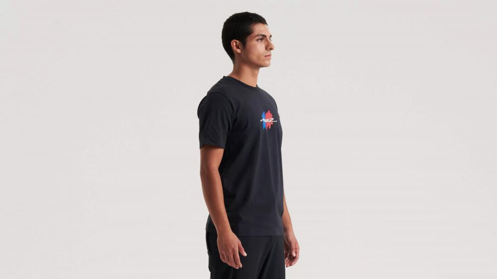 HERITAGE TEE SS BLK S - Klassisches Kurzarm T-Shirt in Schwarz Größe S