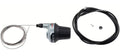 SHIMANO Drehgriffschalter NEXUS SL-C6001 8-fach Silber - präzise Gangwahl für Stadt- und Trekkingräder