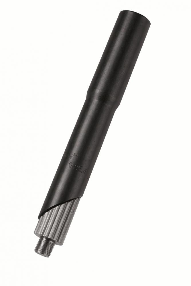 Vorbauverlängerung 22,2mm 1", Ø 25,4mm Stahl, schwarz, verlängert bis zu 10cm