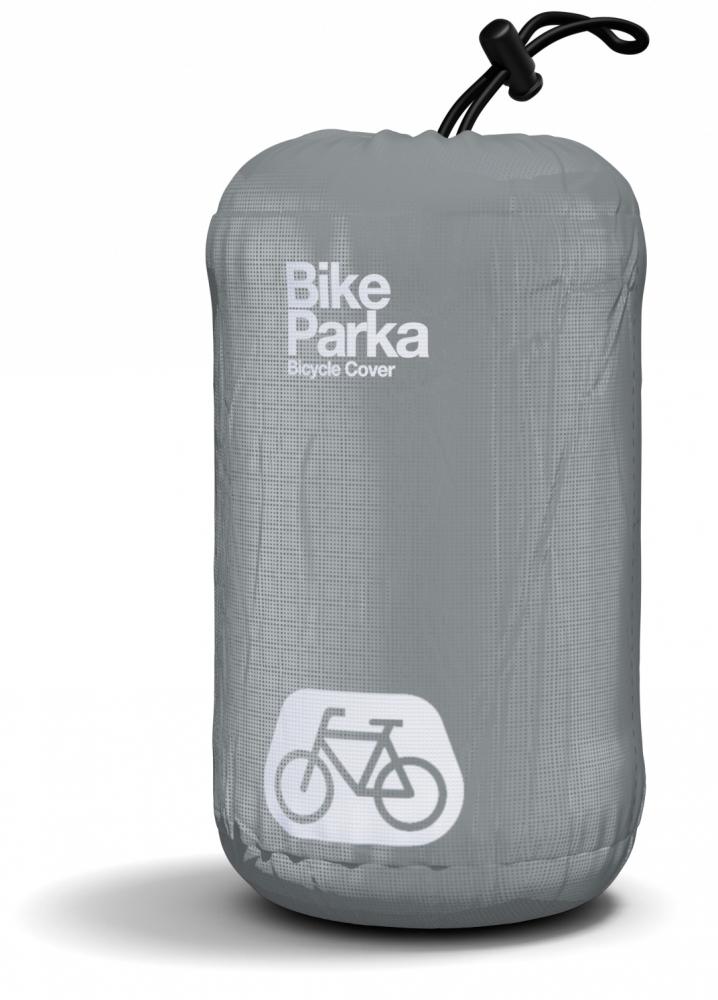 BikeParka Fahrradabdeckung STASH Grey - robuster Wetterschutz für Ihr Fahrrad