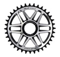 XLC CR-E09 E-Bike Kettenblatt Yamaha PW-X3 Direct-Mount 36 Zähne CNC-Alu 53 mm Chainline schwarz/silber