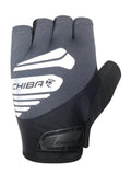 CHIBA Air Plus Reflex - Radhandschuhe L dunkelgrau, gepolstert & atmungsaktiv