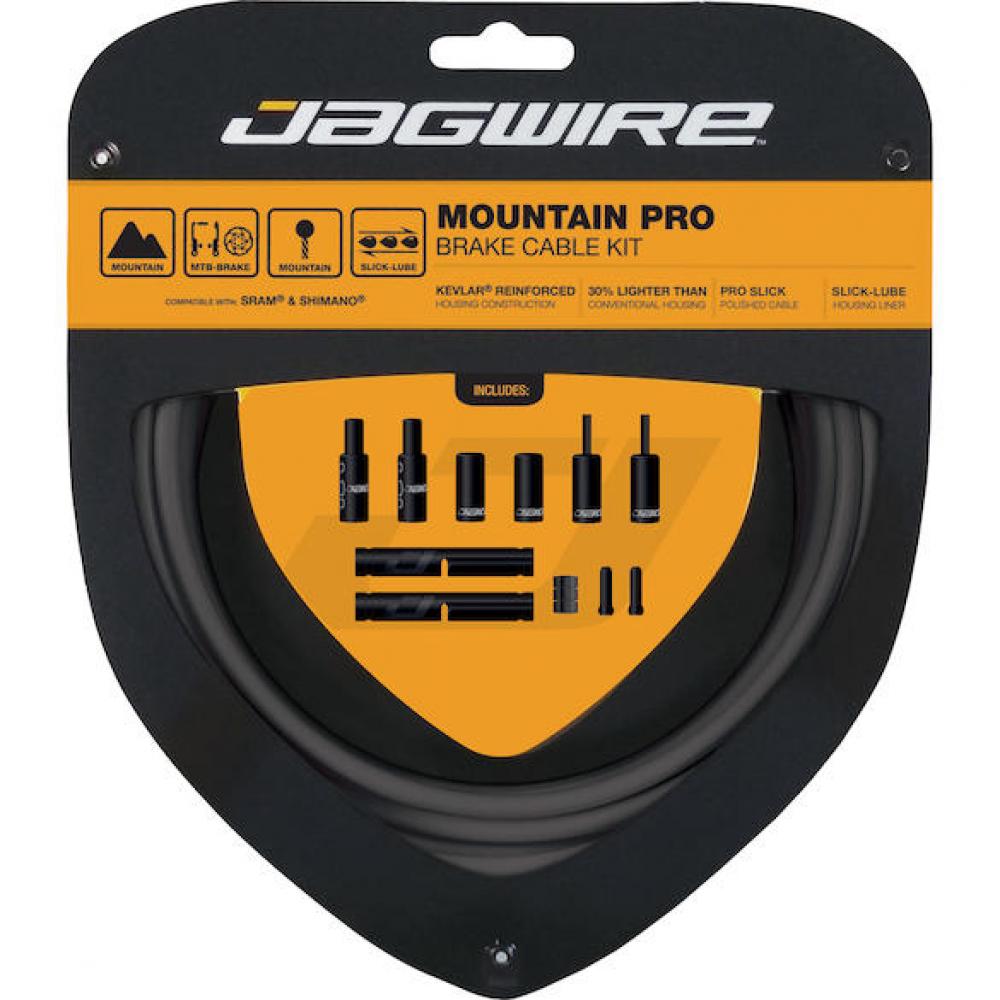 Jagwire Mountain Pro Bremszugset KEB-SL Kevlar Eisgrau - Professionelle Bremsperformance
