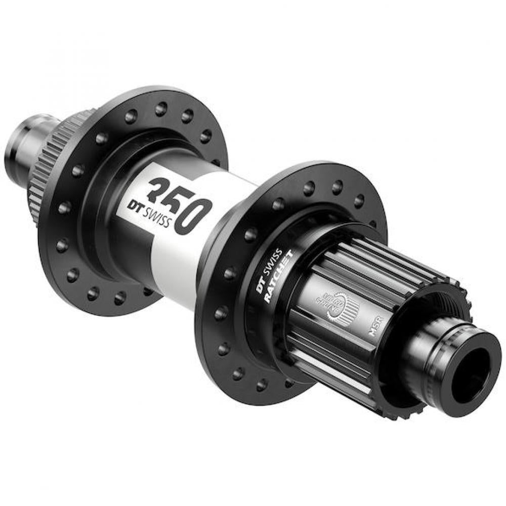 DT Swiss Nabe Road HR 350 Classic 24 Loch Schwarz - zuverlässige Hinterradnabe mit Ratchet System
