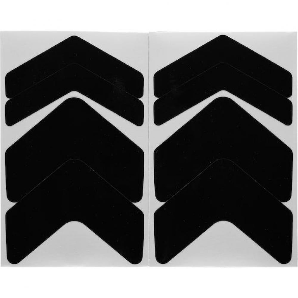 Procraft Felgen Reflektoren Sticker Set Flash Arrow Universal Schwarz - mehr Sichtbarkeit