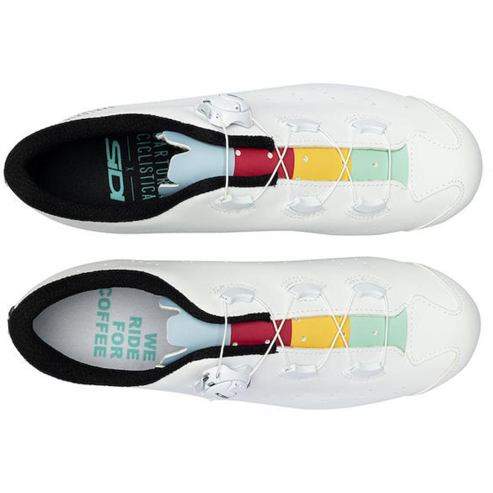 Sidi ROAD Laghee Sprinter white 45 weiß - maximaler Vortrieb für Rennrad-Sprinter