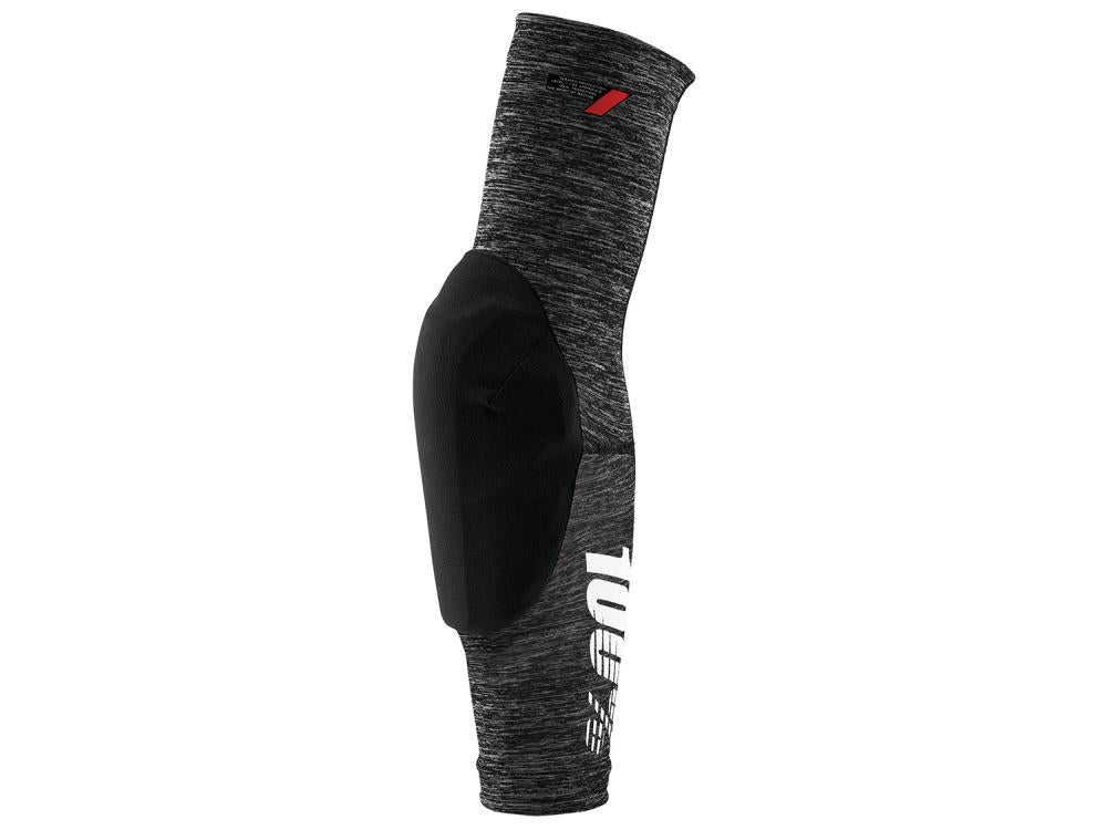 100% Teratec elbow guards L Grey Heather / Black - flexible Ellbogenprotektoren mit Level 1 Schutz