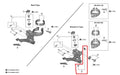 SHIMANO Stützschraube für FD-U6030-F, mit Platte - klein & präzise für exakte Umwerfer-Einstellung