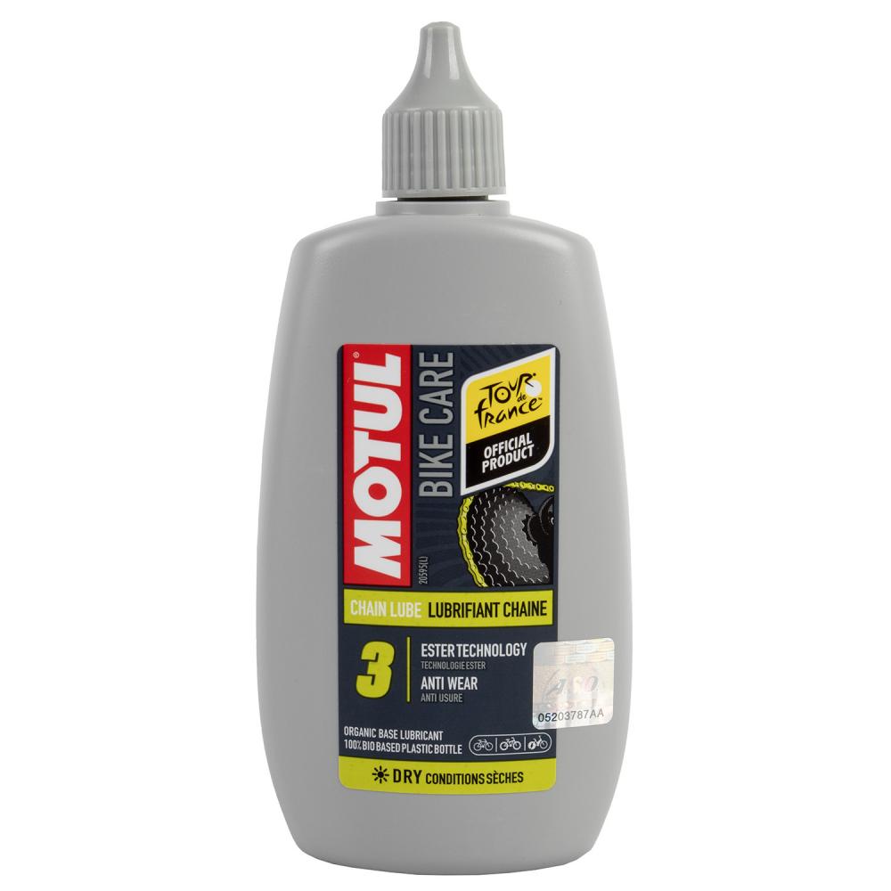 MOTUL Kettenöl Chain Lube Dry, biologisch abbaubar, 100 ml Tropfflasche, ideal für trockene Bedingungen