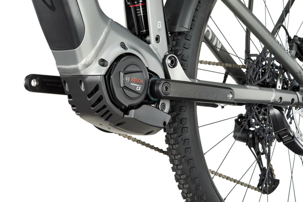 CONWAY Elektro-SUV "Xyron SUV 5.0" (#1), Full Suspension, 29", graphit grey matt, 12-Gang SRAM "SX Eagle", 43 cm / MnnDas Fahrrad besteht aus einem Aluminiumrahmen und ist mit einer Federgabel ausgestattet, die einen Gabelfederweg von 150 mm bietet. Die A