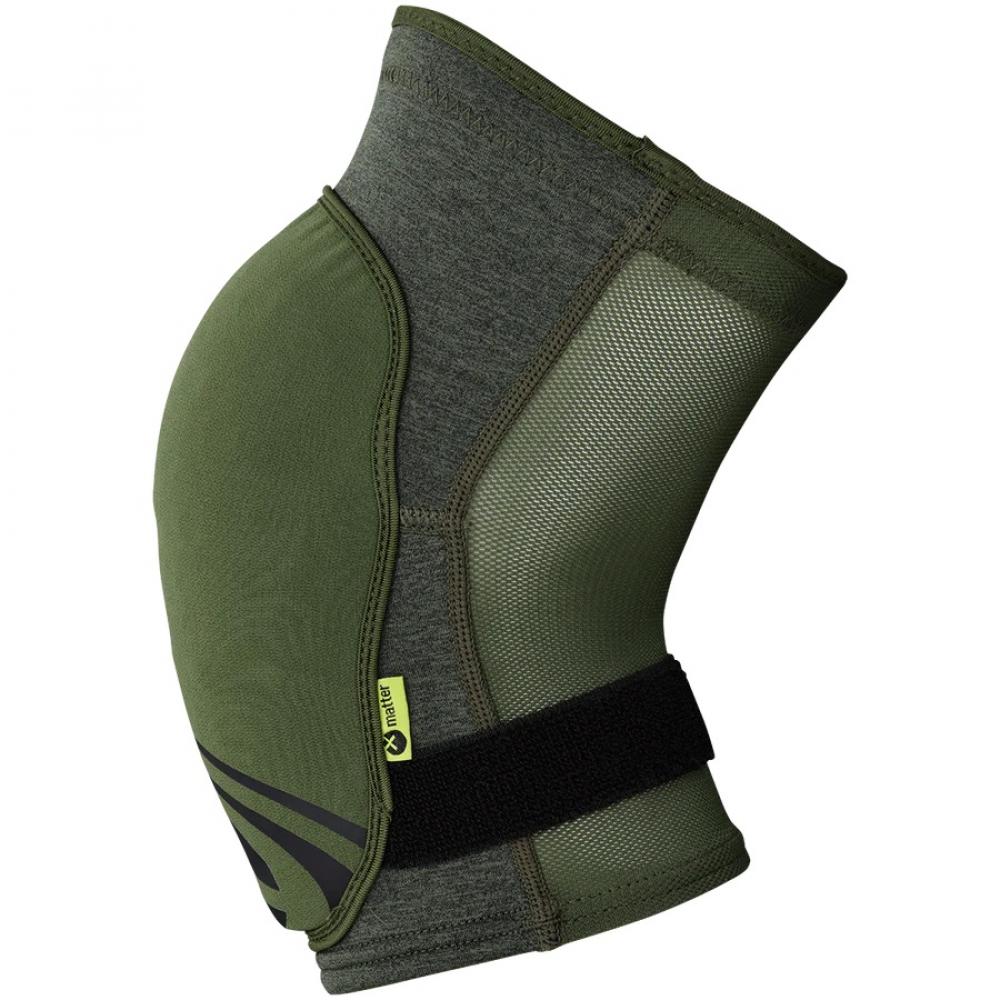 IXS Sports Division iXS Flow EVO+ knee guards S olive - leichter Trail-Knieprotektor mit hohem Komfort