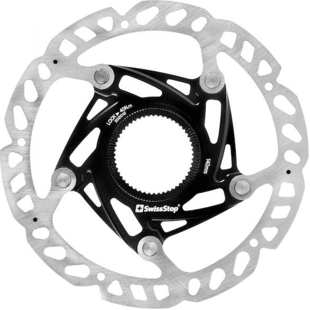 Bremsscheibe Catalyst Race Centerlock - SwissStop 140 Silber - leichte High-Performance-Scheibe