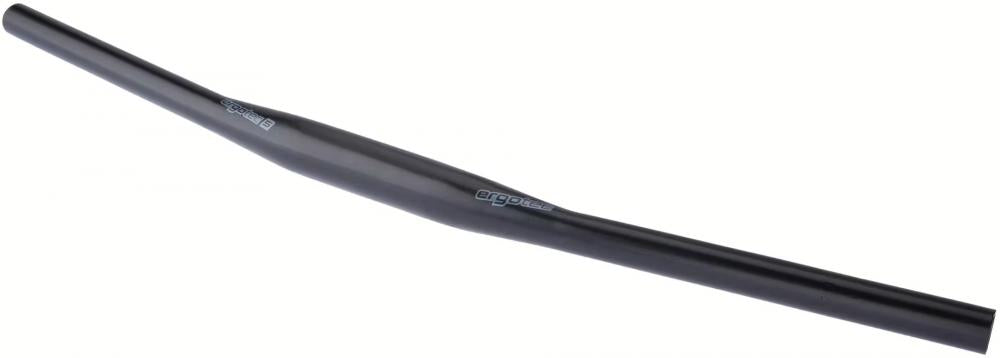 Ergotec Flat Bar Lenker MAS, schwarz, 31.8mm, 660mm Breite, 0mm Rise, 12° Backsweep.