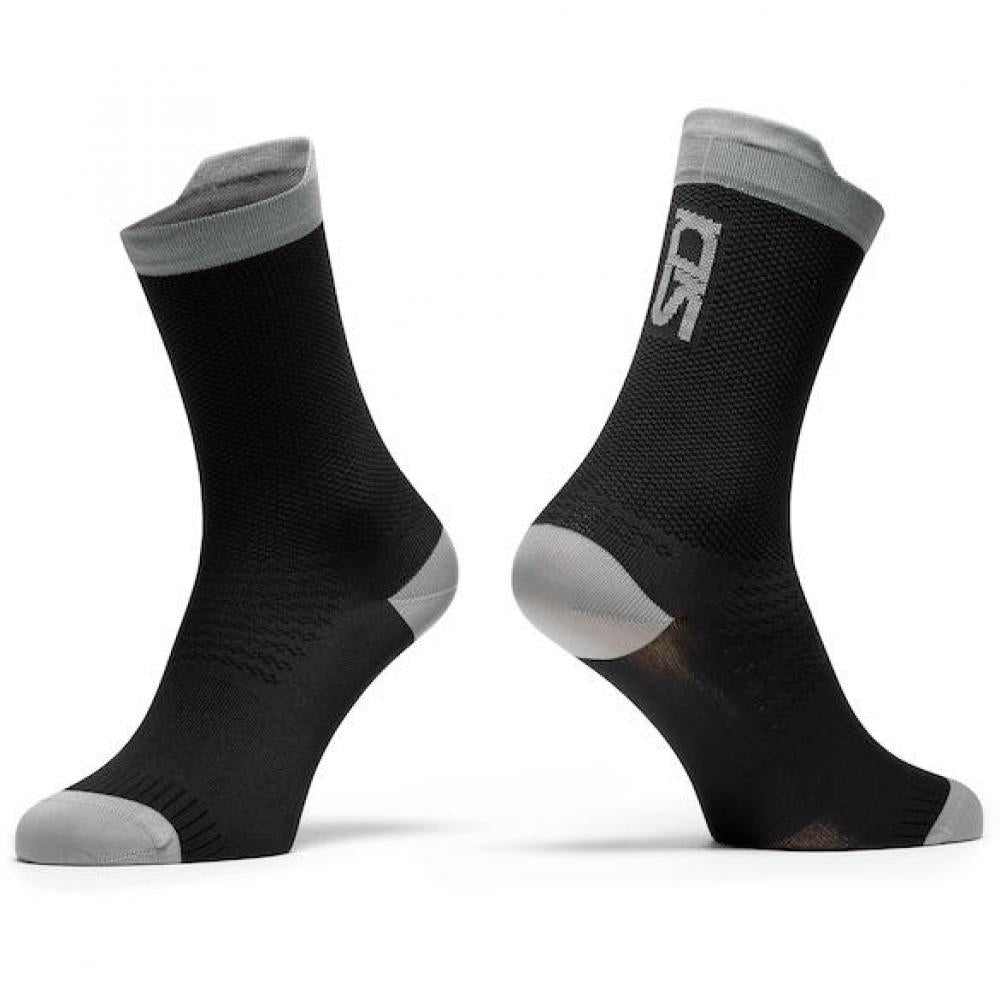 Sidi Socken Nitidus black 40-43 Schwarz - atmungsaktive Radsocken mit Geruchskontrolle