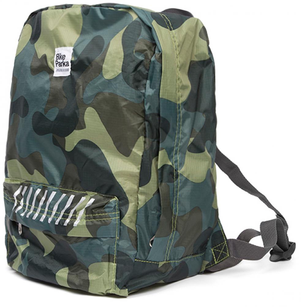 BikeParka Rucksack BACKPACK Camo One Size Camo - ultraleichter, robuster Tagesrucksack
