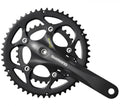 SHIMANO Kurbelgarnitur FC-R345 9-fach 175 mm 50-34 Zähne Silber - Effiziente Schaltperformance