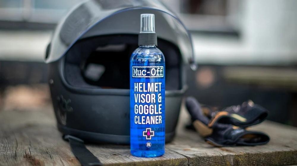 Muc-Off Visor Lens & Goggle Cleaning Kit V2 - Reinigungsset mit 30 Milliliter Spray, Mikrofasertuch, pH-neutral, biologisch abbaubar