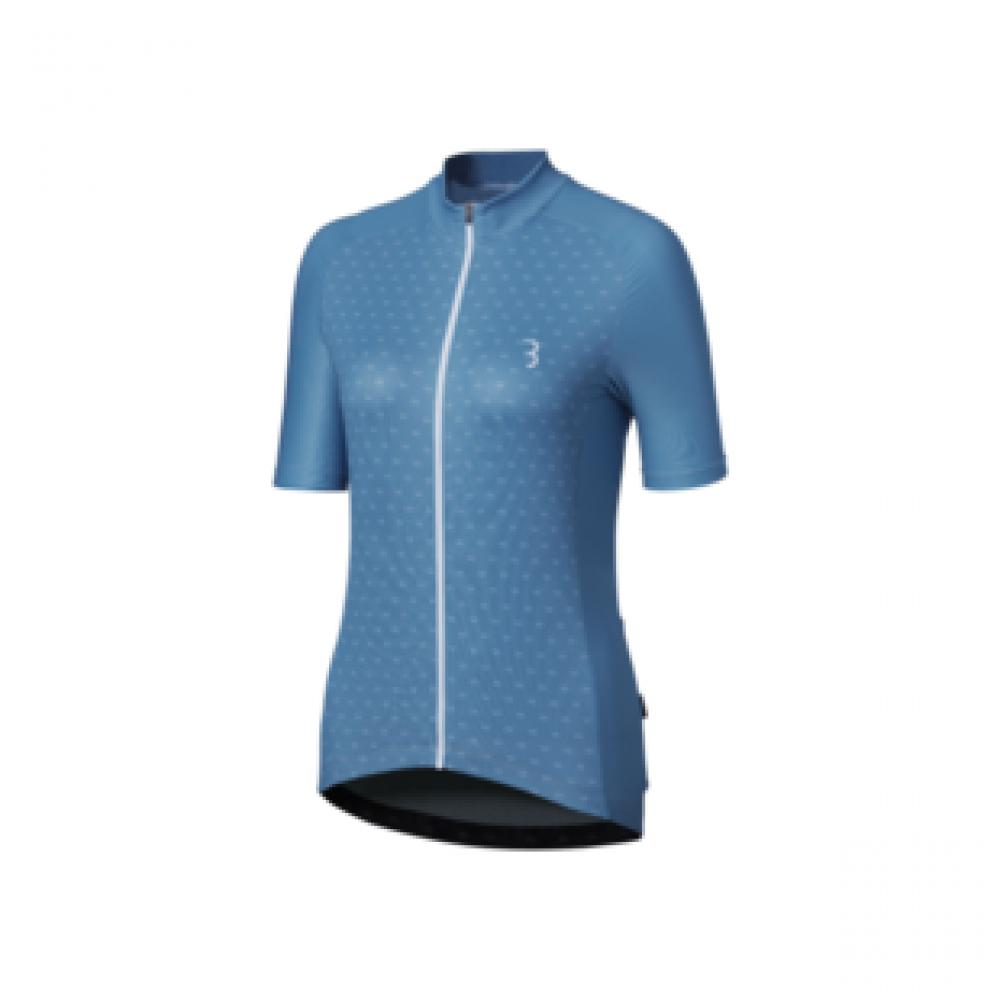 BBB Cycling BBB Trikot DonnaFit L stone L blau - atmungsaktives Damen-Radtrikot
