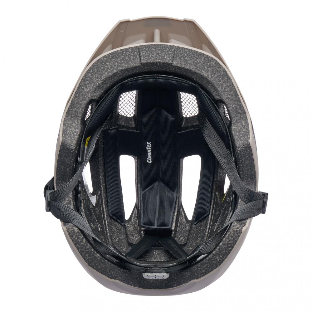 Cratoni Maxster Pro Kinder-Fahrradhelm 51-56 cm Sand Matt mit Rücklicht