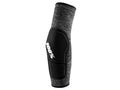 100% Ridecamp elbow pads M Grey Heather / Black - leichter atmungsaktiver Ellbogenschutz