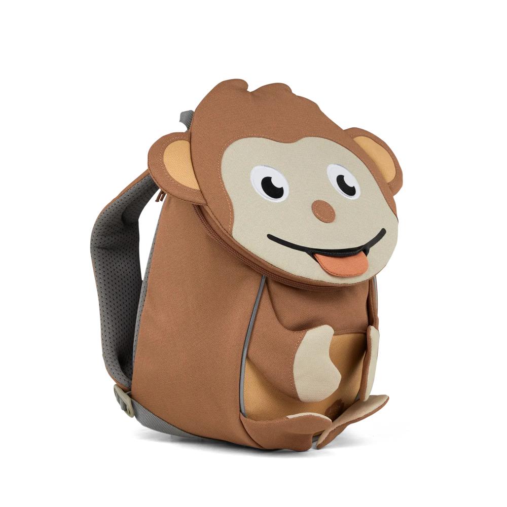 Affenzahn - Kinderrucksack Kleiner Freund Affenzahn 4 Liter - Ergonomischer Kinder Rucksack mit tierischem Design, weichen Schultergurten, Brustgurt, reflektierenden Details und Ziehzunge - Perfekt für Kita und Ausflüge