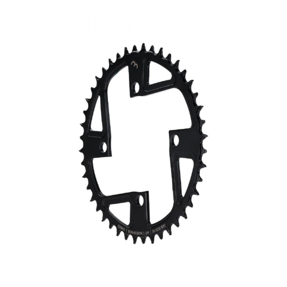 BBB Cycling BCR-76E Kettenblatt E-bike Gear 44T/104 104 Schwarz - leiser, effizienter Antrieb
