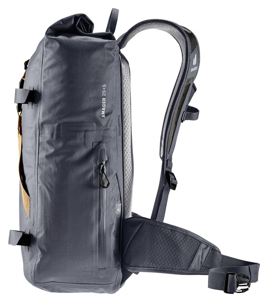 Deuter Amager 25+5 Fahrradrucksack Wasserdicht Graphite - 25 Liter Volumen mit Laptopfach