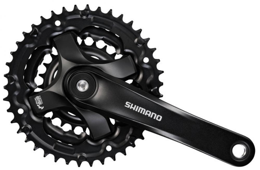 SHIMANO Kurbelgarnitur TOURNEY FC-TY501 Kurbelgarnitur - 6-fach, 7-fach, 8-fach, 170 mm, 42-34, 24 Zähne