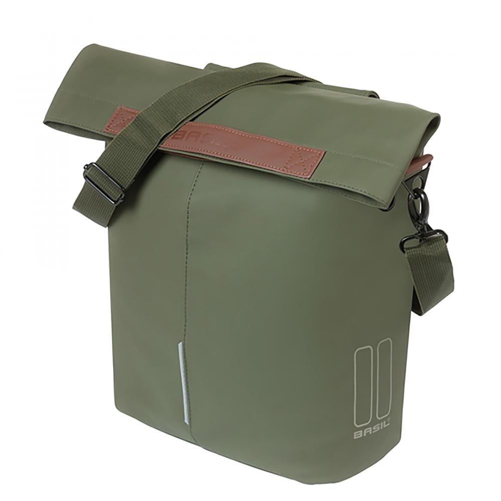 Basil City Fahrradshopper MIK Hooks 14-16 L moosgrün