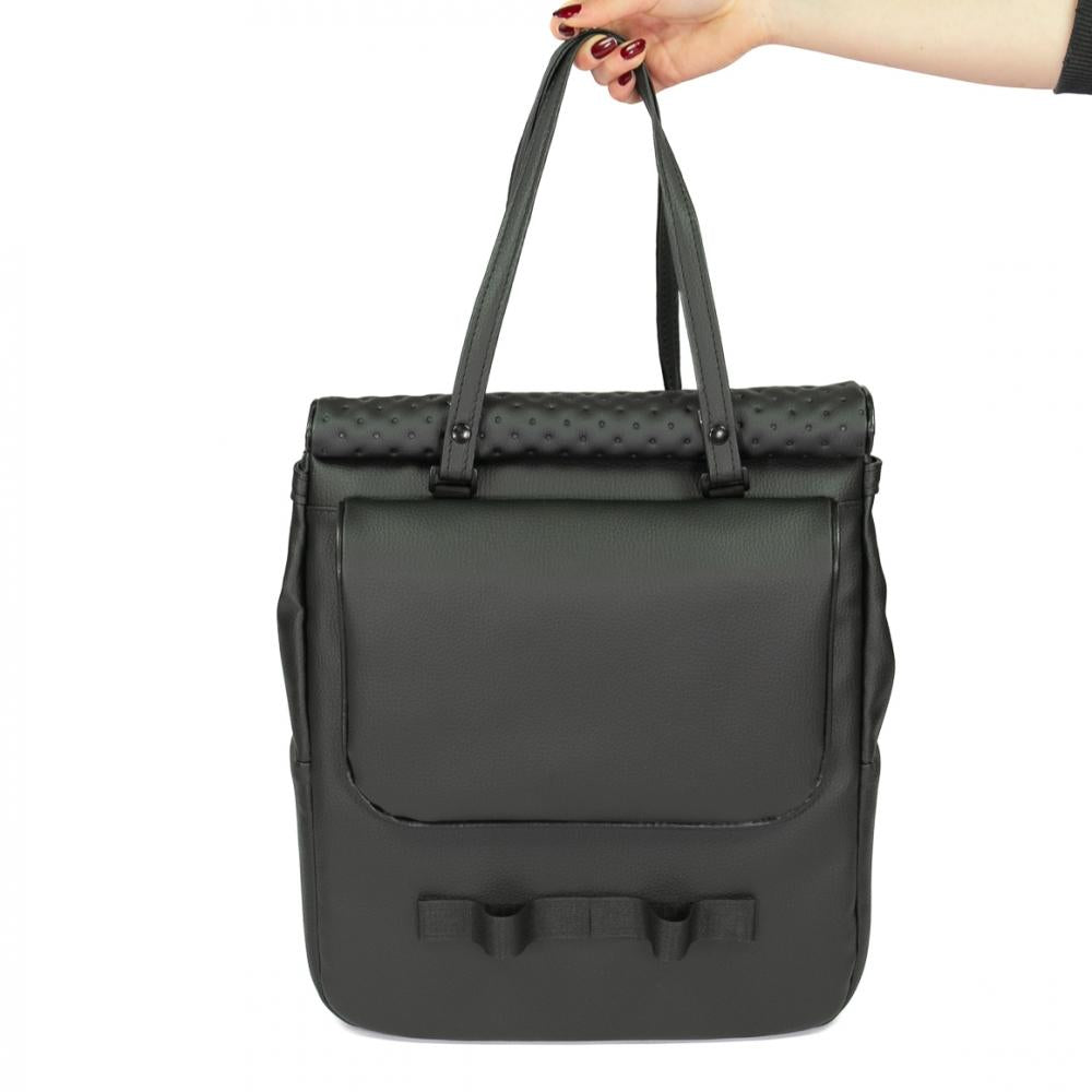 Haberland Business-Tasche Lifestyle schwarz - elegante Fahrradtasche für Laptop & Alltag