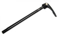 Schwarze RockShox Maxle Ultimate Steckachse 158mm mit Schnellspannhebel.