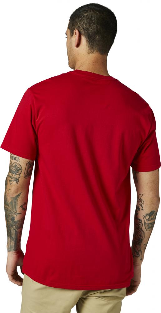 Fox Legacy Head Flame Red Größe S