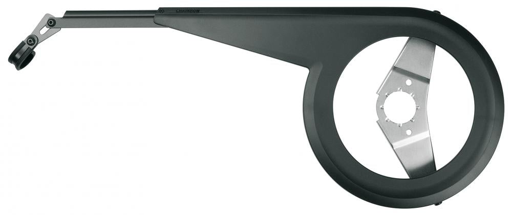 SKS Chainbow Kettenschutz für 42-44 Zähne, Ø175mm, schwarz, für Kettenschaltung, verstellbar, passend für Nabenschaltung und E-Bikes mit Bosch-Motoren der 3. Generation