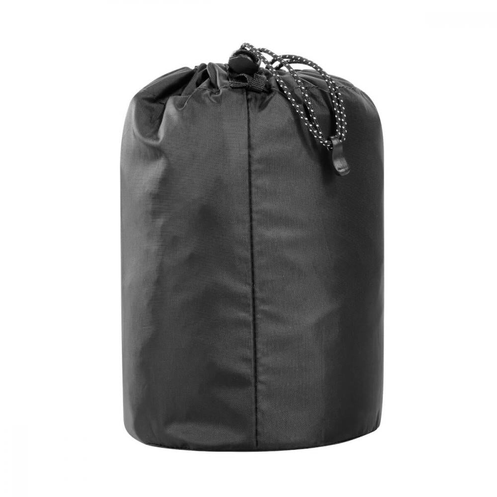 TATONKA Bike Poncho black Größe L - wasserdichter Fahrrad-Poncho aus recyceltem Polyester mit Sichtfenster, Reflektoren und praktischem Packbeutel