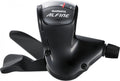 Shimano Alfine SLS503 8-fach Rapidfire Schalthebel schwarz, präzise Nabenschaltungssteuerung.